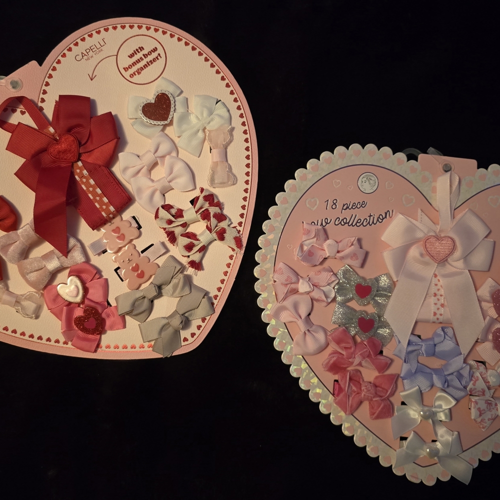 Capelli of New York Heart-Shaped Hair Bow Collection